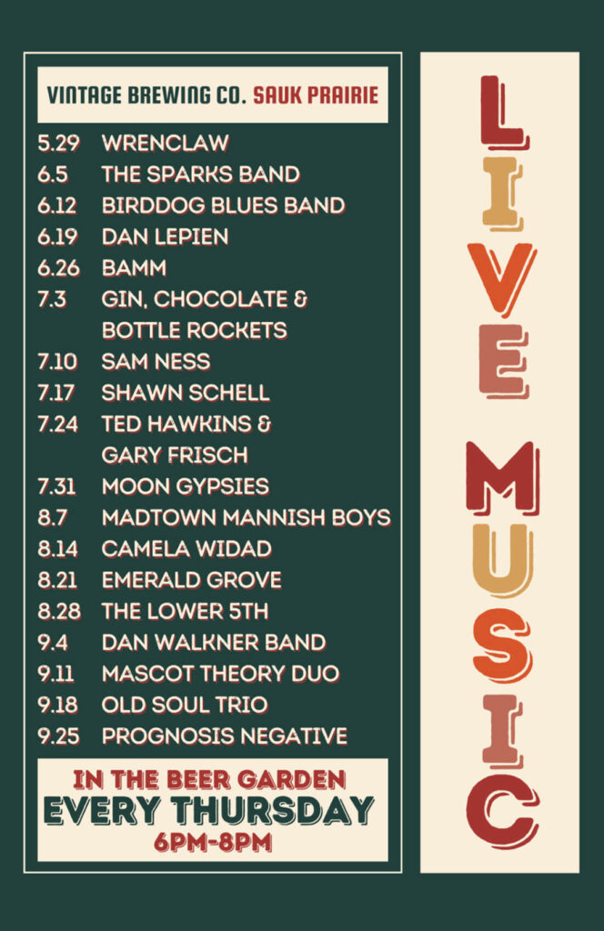 Sauk Prairie Live Music